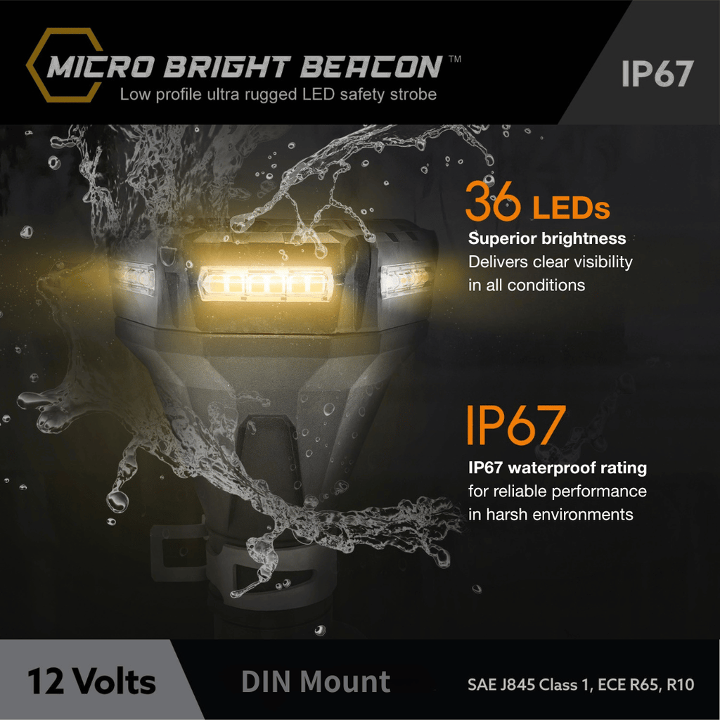Micro Bright™ 軍規級固態警示燈｜農機款