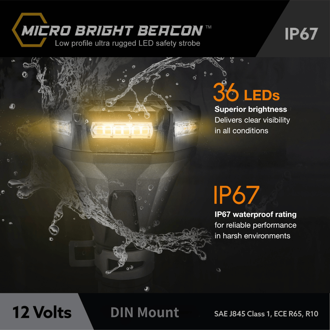 Micro Bright™ 軍規級固態警示燈｜農機款