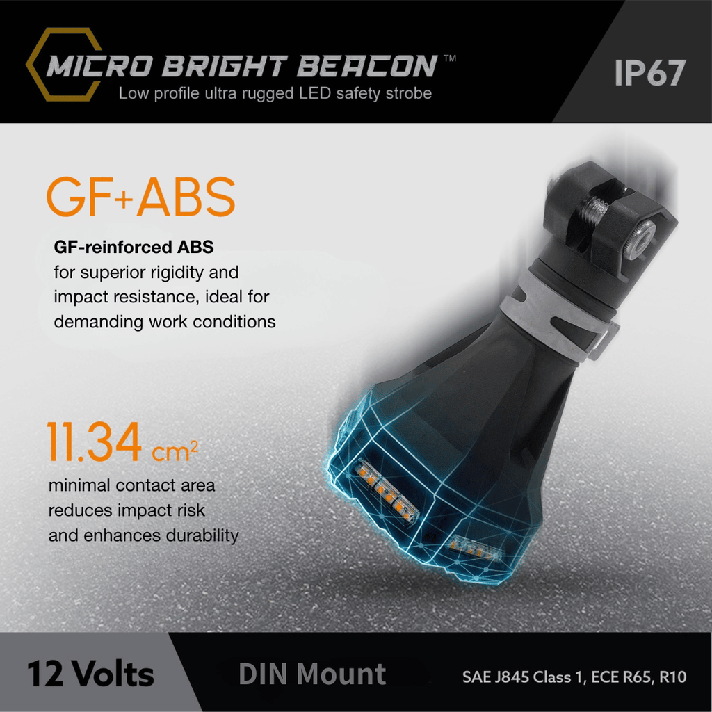 Micro Bright™ 軍規級固態警示燈｜農機款